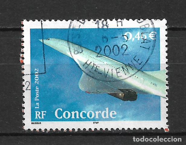 Sellos: francia 2002 sello usado aviones - 22/29