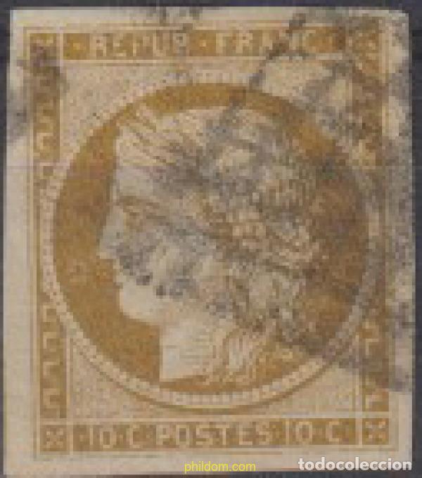 Sellos: 612572 USED FRANCIA 1849 CERES