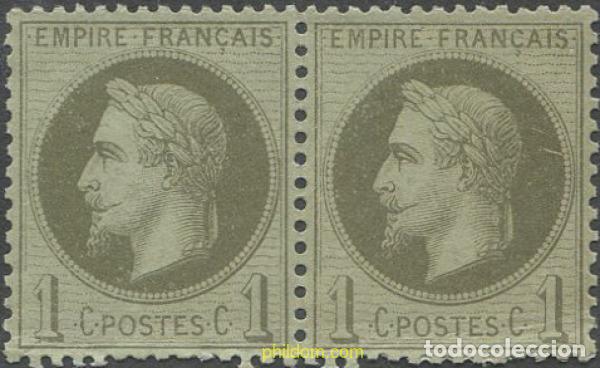 Sellos: 656443 MNH FRANCIA 1863 EMPERADOR NAPOLEON III