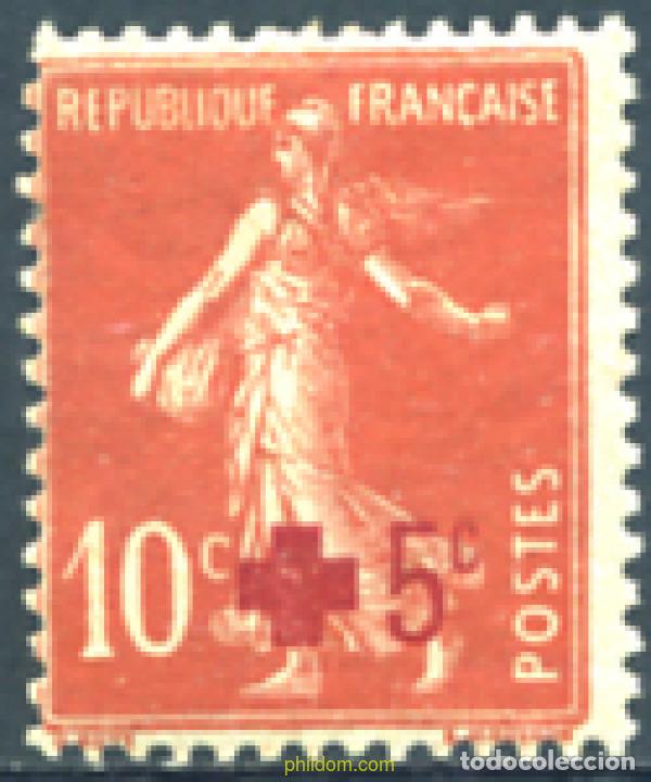 Francobolli: 340843 HINGED FRANCIA 1914 CRUZ ROJA