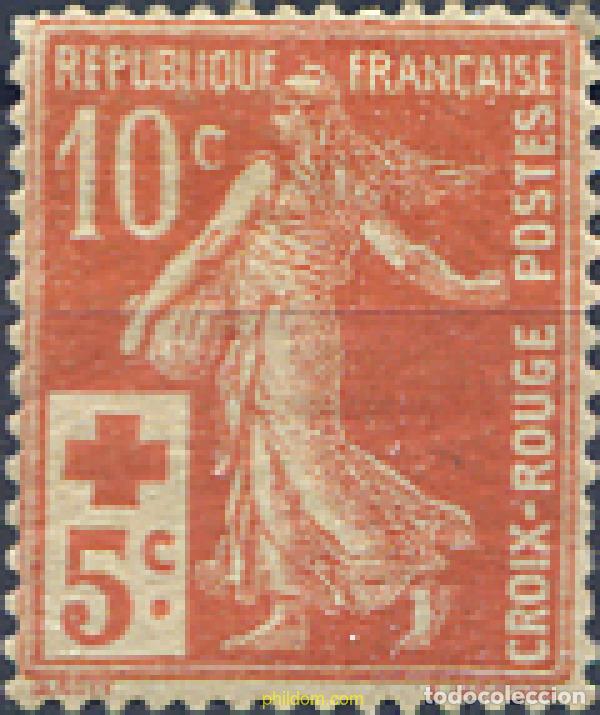 Francobolli: 120006 MNH FRANCIA 1914 PRO CRUZ ROJA