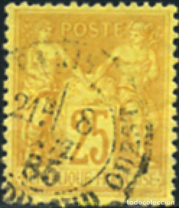 Sellos: 355552 USED FRANCIA 1877 ALEGORIA