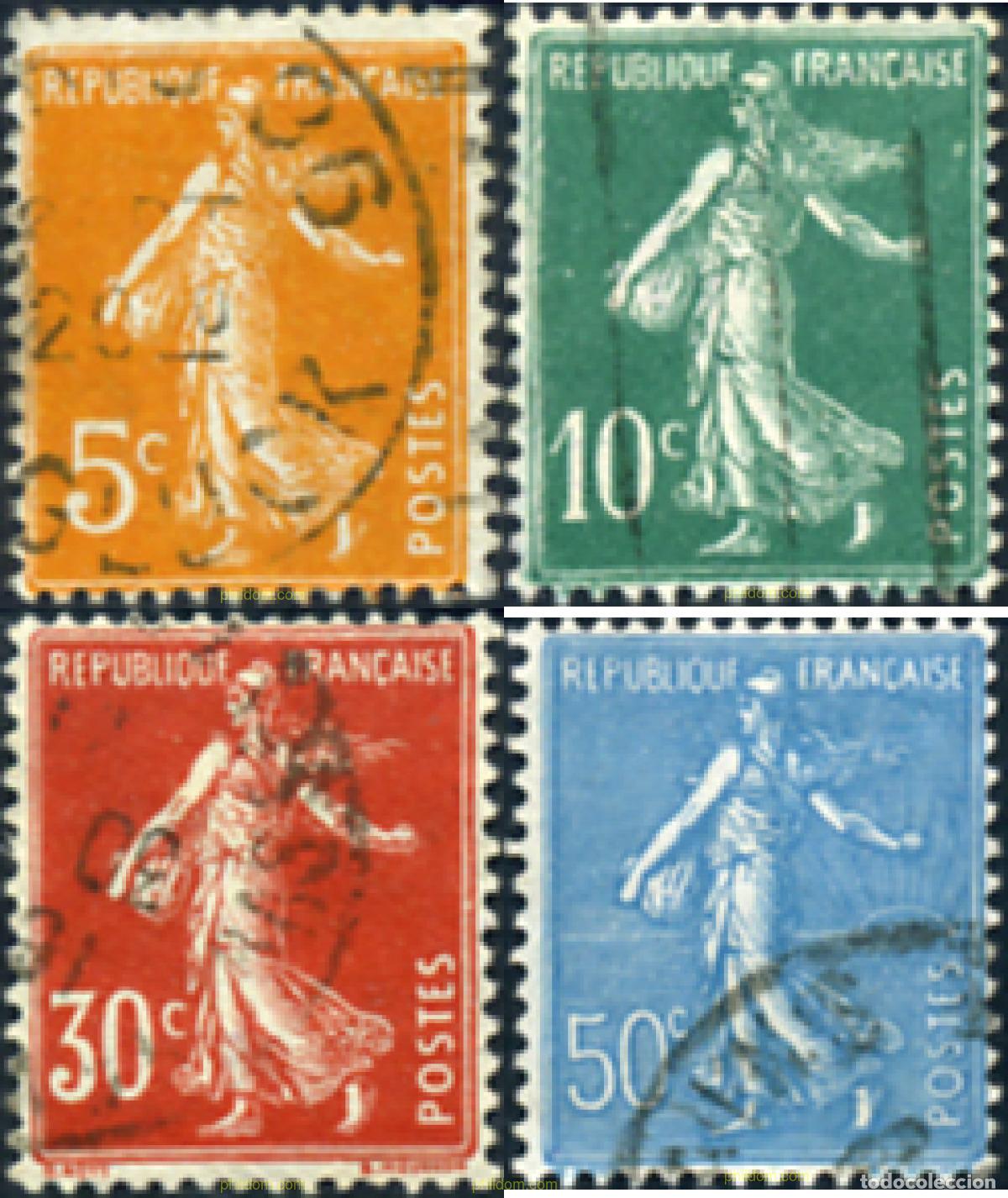 Sellos: 313583 USED FRANCIA 1921 SEMBRADORA