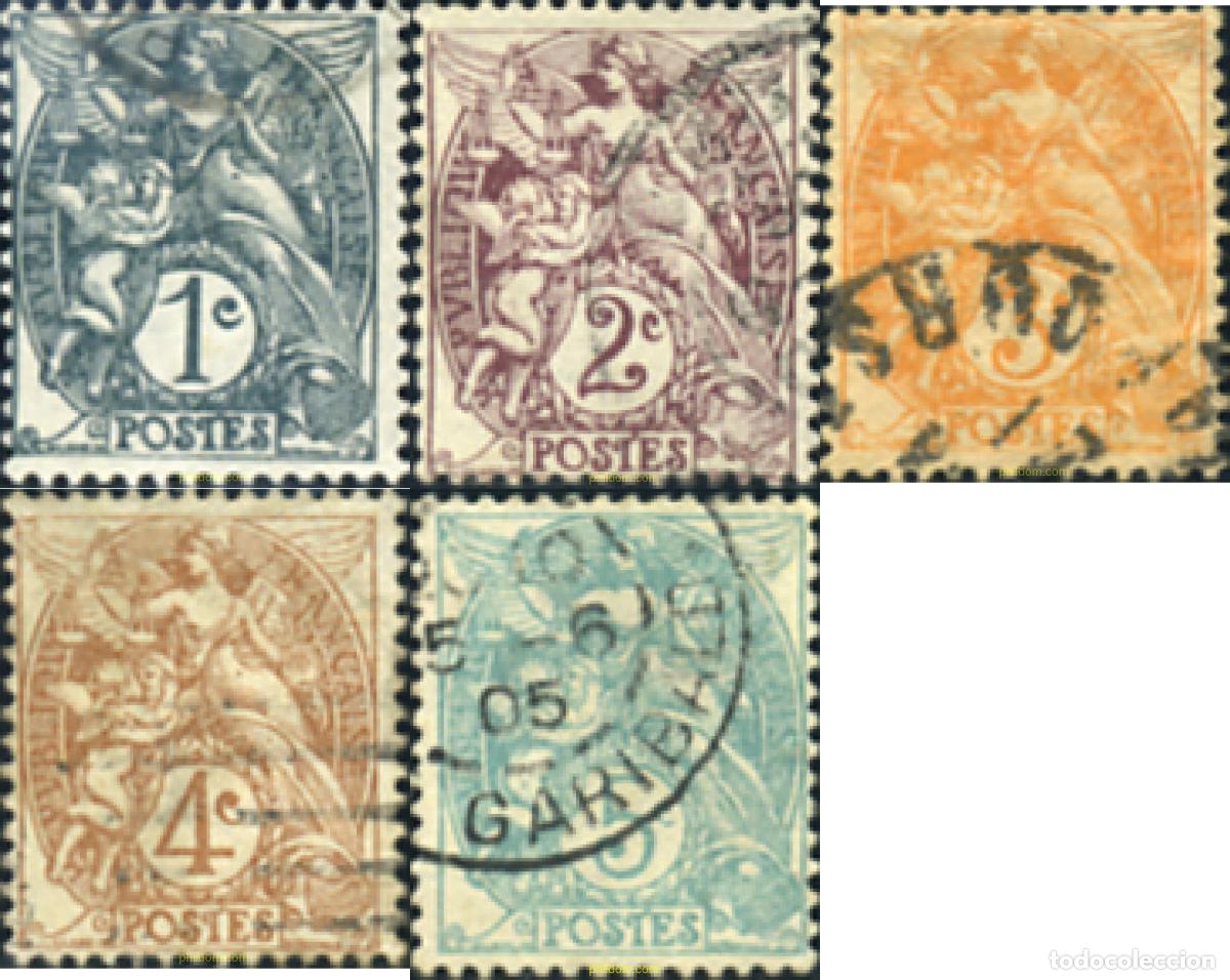 Timbres: 355464 USED FRANCIA 1900 ALEGORIA
