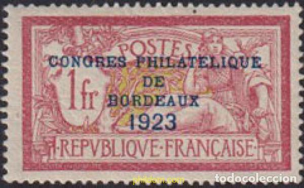 Timbres: 612397 HINGED FRANCIA 1923 CONGRESO FILATELICO DE BURDEOS