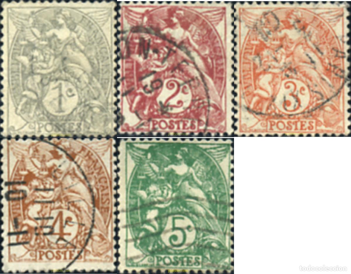 Timbres: 355465 USED FRANCIA 1900 ALEGORIA
