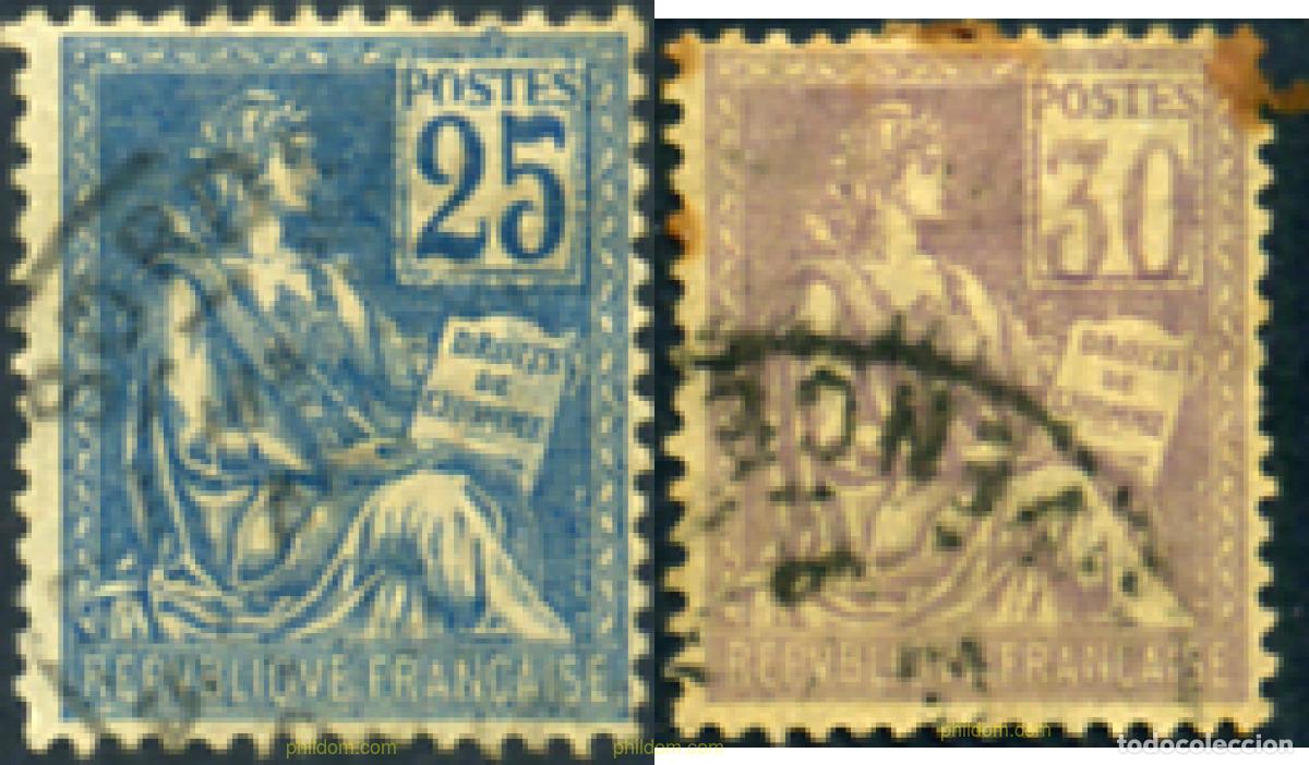 Timbres: 313257 USED FRANCIA 1902 ALEGORIA