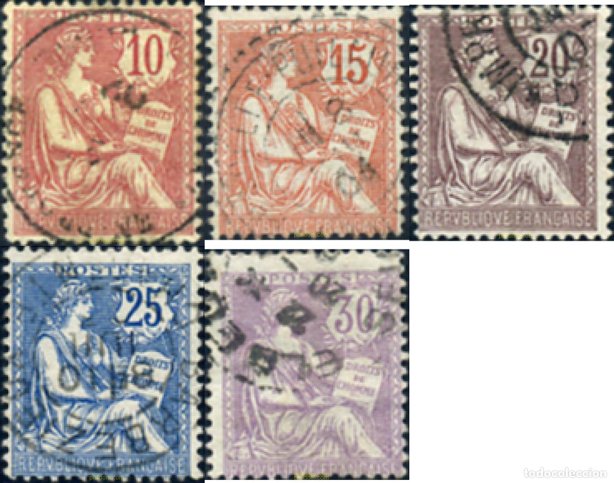 Timbres: 313588 USED FRANCIA 1902 ALEGORIA