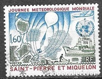 Timbres: SELLO USADO DE SPM 1974, YT 433