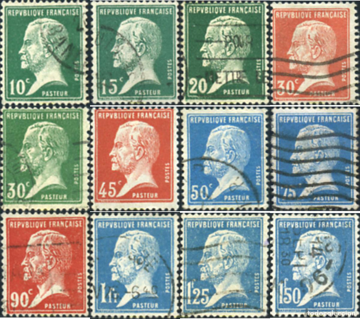 Sellos: 313586 USED FRANCIA 1923 LOUIS PASTEUR
