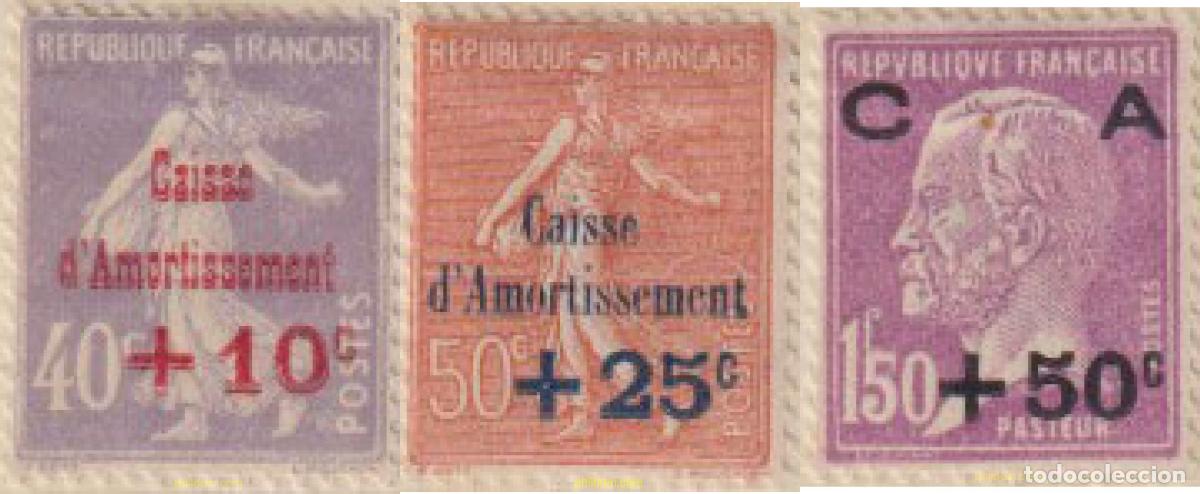 Sellos: 612608 HINGED FRANCIA 1928 EN BENEFICIO DE LA CAJA DE AMORTIZACION