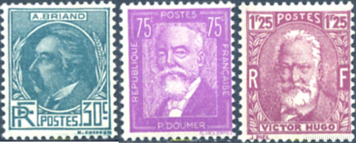 Sellos: 120268 MNH FRANCIA 1933 PERSONAJES CELEBRES