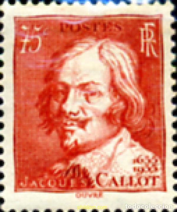 Sellos: 120314 MNH FRANCIA 1935 3 CENTENARIO DE LA MUERTE DE JACQUES CALLOT
