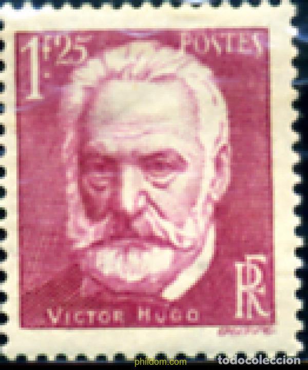 Sellos: 314872 HINGED FRANCIA 1935 50 ANIVERSARIO DE LA MUERTE DE VICTOR HUGO