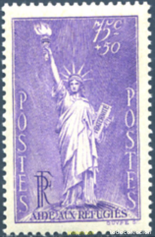 Sellos: 314876 HINGED FRANCIA 1936 ESTATUA DE LA LIBERTAD