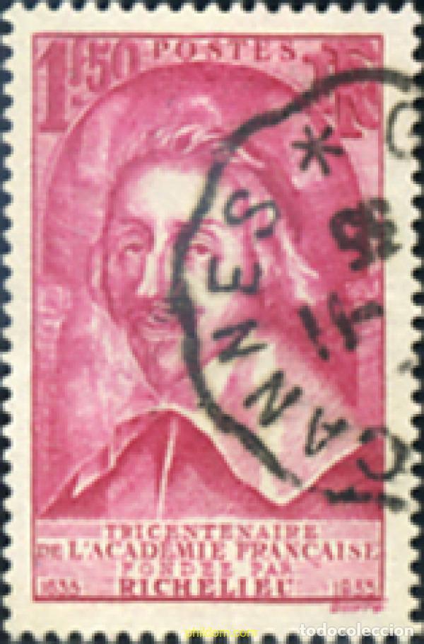 Stamps: 355471 USED FRANCIA 1935 3 CENTENARIO DE LA ACADEMIA FRANCESA