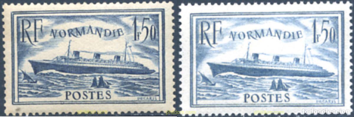 Stamps: 120306 MNH FRANCIA 1934 BUQUES DEL MUNDO