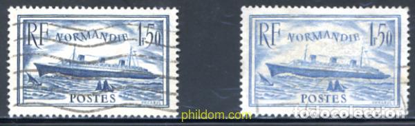 Sellos: 249001 USED FRANCIA 1934 BUQUES DEL MUNDO