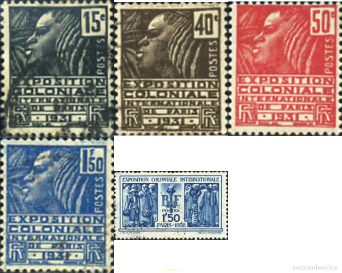 Sellos: 247045 USED FRANCIA 1930 EXPOSICION COLONIAL INTERNACIONAL DE PARIS