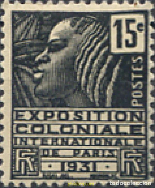 Sellos: 340858 HINGED FRANCIA 1930 EXPOSICION COLONIAL INTERNACIONAL DE PARIS