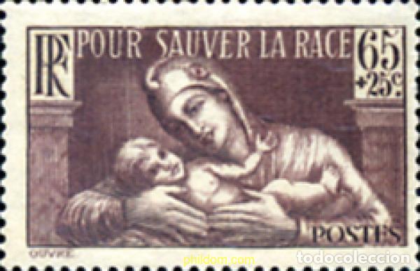 Sellos: 120404 MNH FRANCIA 1937 A BENEFICIO DE LA SOCIEDAD DE PROFILAXIS SANITARIA Y MORAL