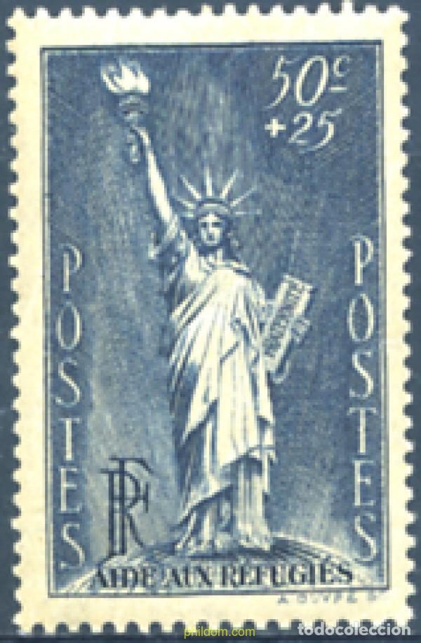 Sellos: 120397 MNH FRANCIA 1937 ESTATUA DE LA LIBERTAD