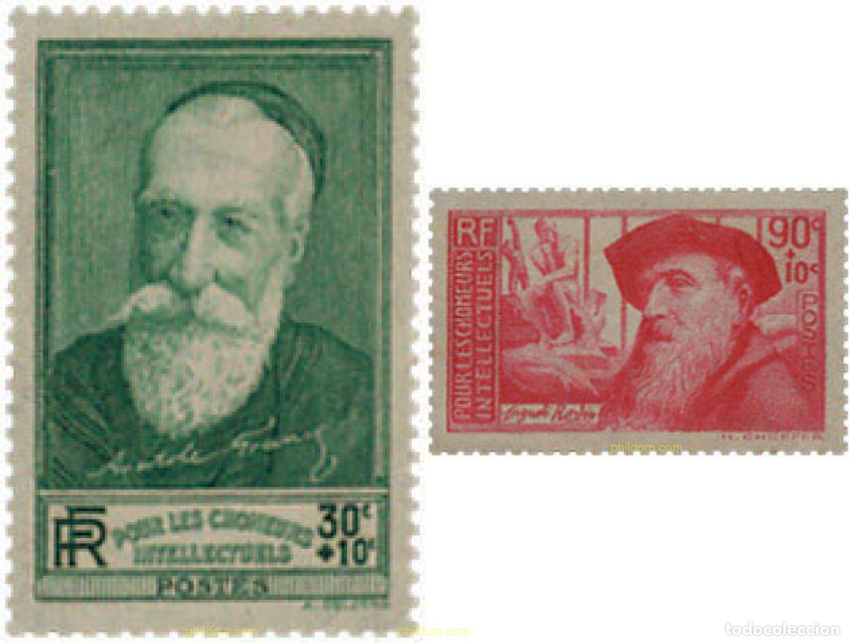 Sellos: 120391 MNH FRANCIA 1937 A BENEFICIO DE LOS PARADOS INTELECTUALES