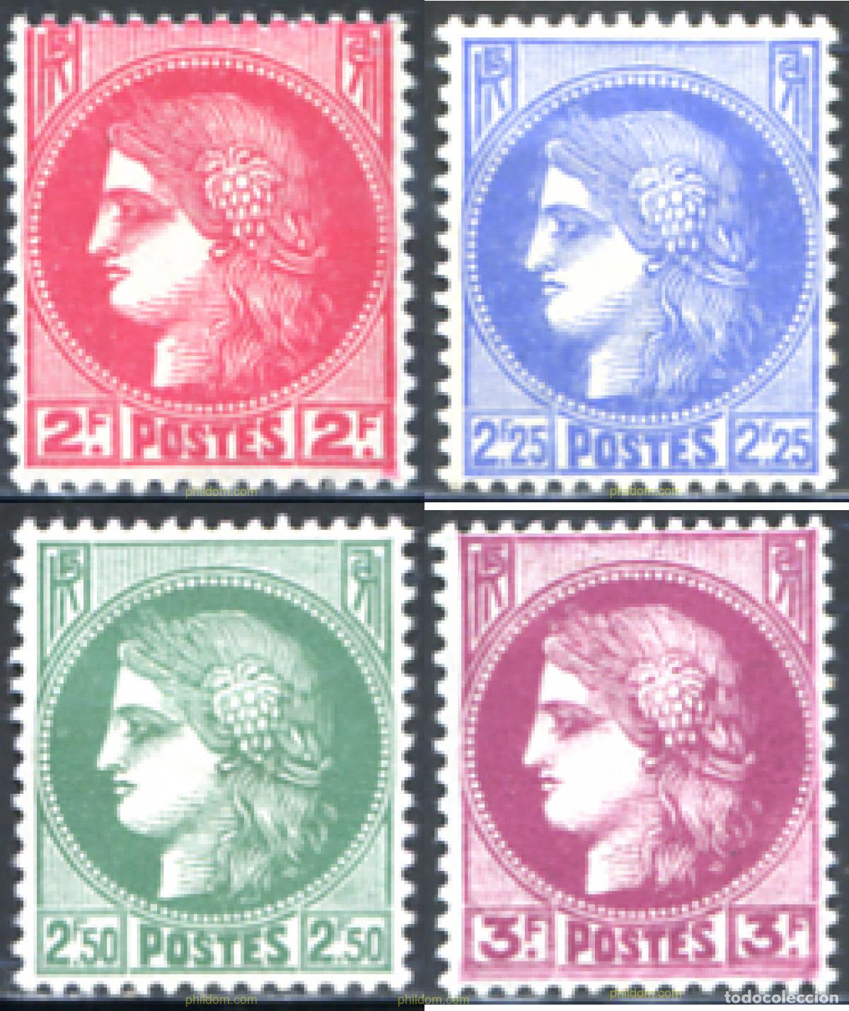 Sellos: 248958 HINGED FRANCIA 1938 CERES