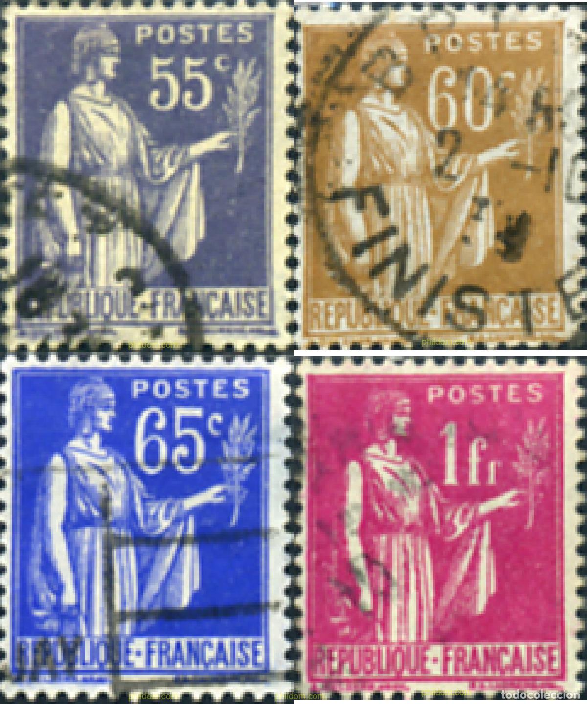 Sellos: 355457 USED FRANCIA 1937 LA PAZ