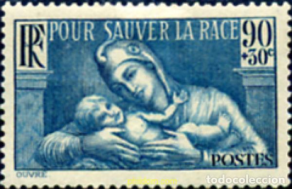 Stamps: 120666 MNH FRANCIA 1939 A BENEFICIO DE LA SOCIEDAD DE PROFILAXIS SANITARIA Y MORAL