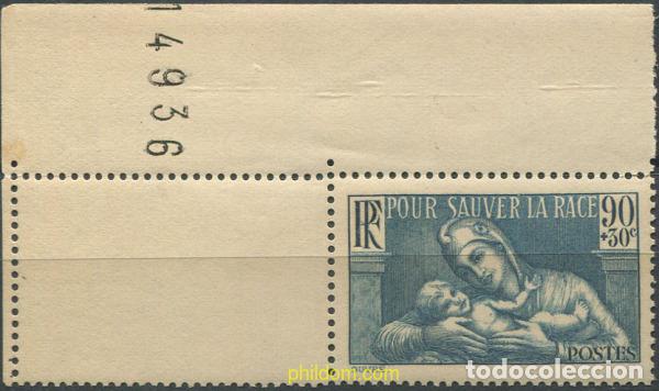 Stamps: 669724 MNH FRANCIA 1939 A BENEFICIO DE LA SOCIEDAD DE PROFILAXIS SANITARIA Y MORAL