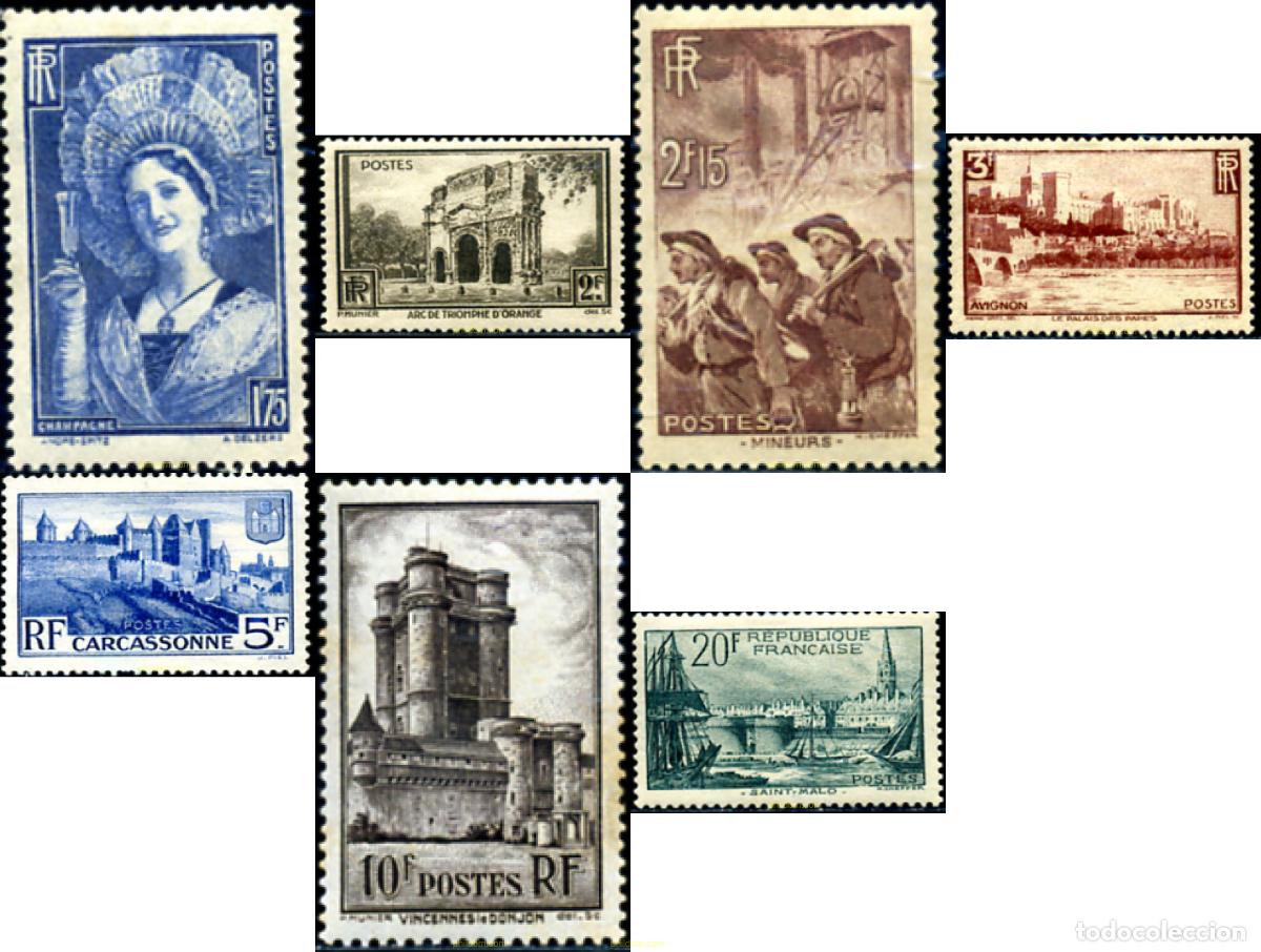 Briefmarken: 120459 MNH FRANCIA 1938 MONUMENTOS Y LUGARES