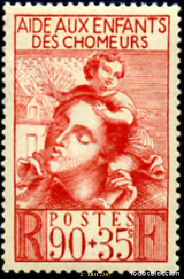 Briefmarken: 248950 HINGED FRANCIA 1939 A BENEFICIO DE LA OBRA DE NI&Ntilde;OS DE PARADOS