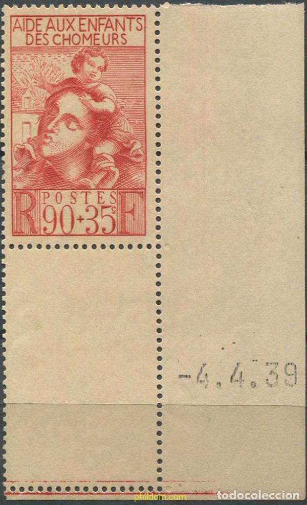 Timbres: 669720 MNH FRANCIA 1939 A BENEFICIO DE LA OBRA DE NI&Ntilde;OS DE PARADOS