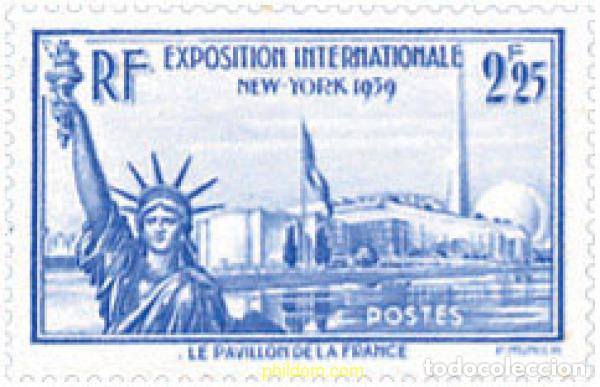 Selos: 248951 HINGED FRANCIA 1939 EXPOSICION INTERNACIONAL DE NUEVA YORK