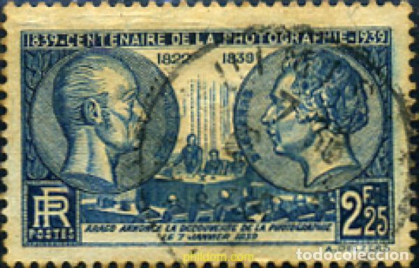 Timbres: 286443 USED FRANCIA 1939 CENTENARIO DE LA FOTOGRAFIA