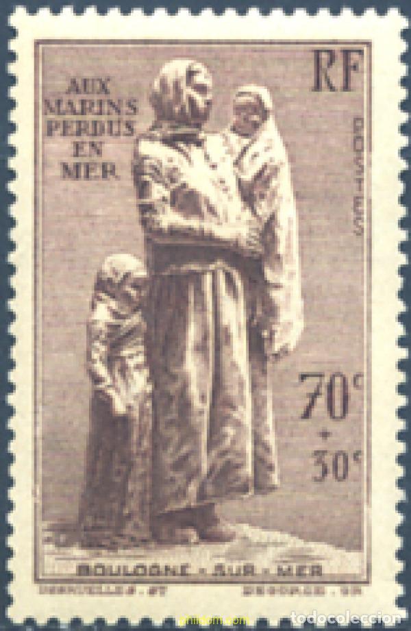 Timbres: 120743 MNH FRANCIA 1939 MONUMENTO NACIONAL &rdquo;A LOS MARINOS PERDIDOS EN MAR&rdquo;
