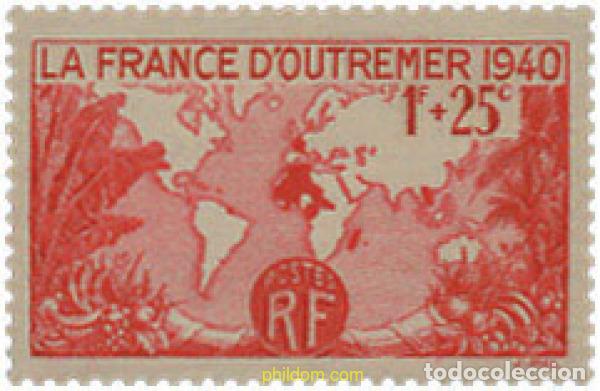 Briefmarken: 247105 HINGED FRANCIA 1940 PARA LA FRANCIA AL OTRO LADO DEL MAR