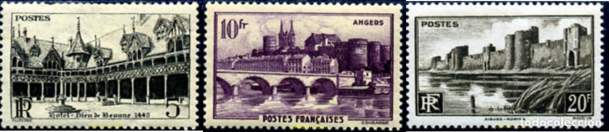 Sellos: 247130 HINGED FRANCIA 1941 MONUMENTOS Y LUGARES