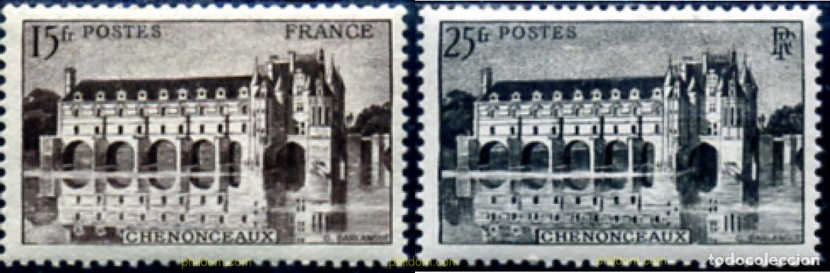 Sellos: 148160 MNH FRANCIA 1944 CASTILLOS