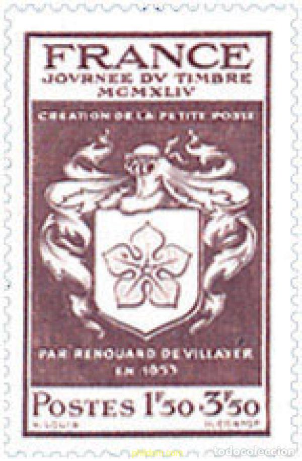 Sellos: 120873 MNH FRANCIA 1944 DIA DEL SELLO