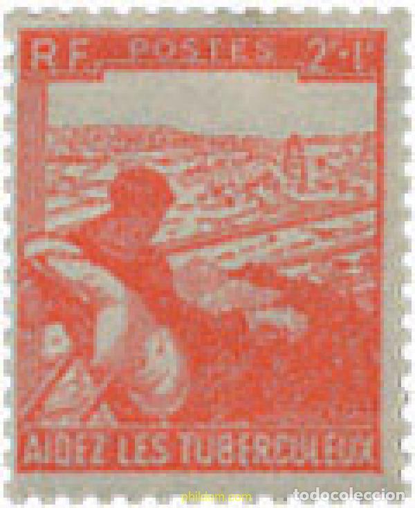 Sellos: 247170 HINGED FRANCIA 1945 A BENEFICIO DE LOS TUBERCULOSOS