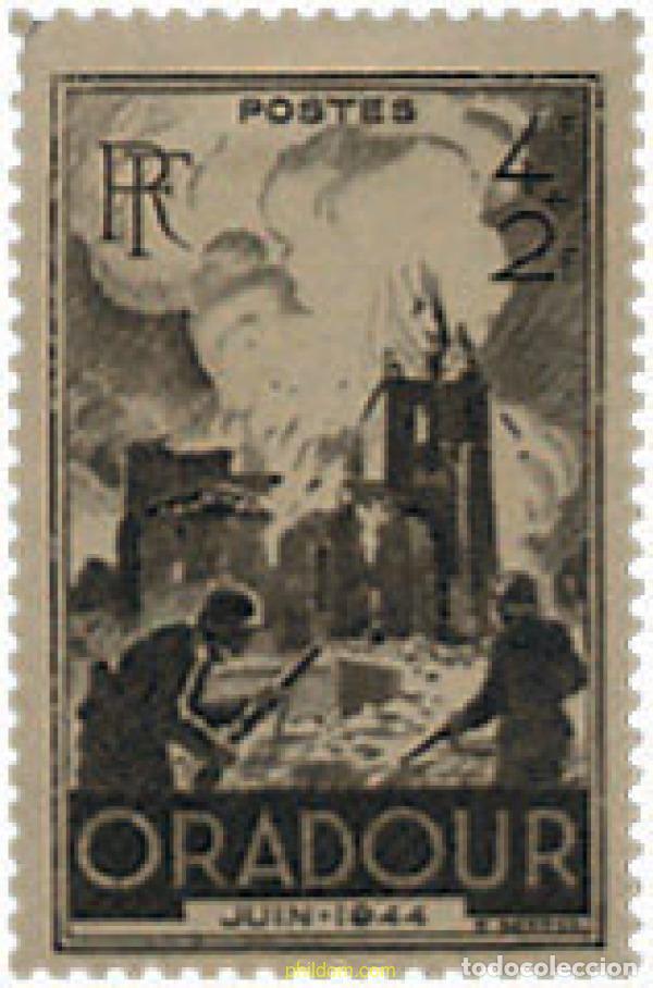 Sellos: 120940 MNH FRANCIA 1945 ANIVERSARIO DE LA DESTRUCCION DE ORADOUR-SUR-GLANE