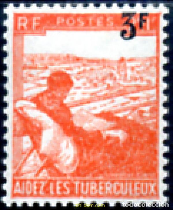 Timbres: 120959 MNH FRANCIA 1946 A BENEFICIO DE LA TUBERCULOSIS