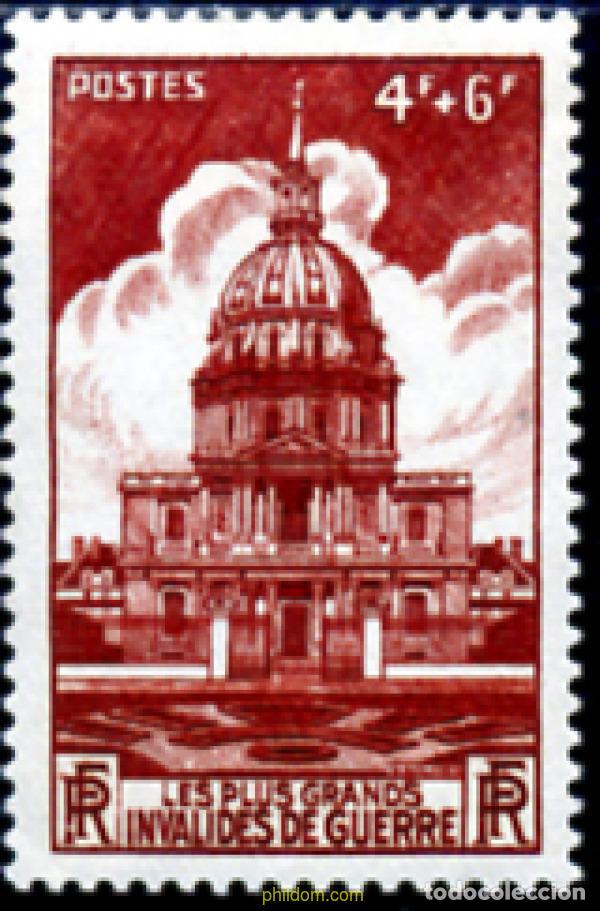Sellos: 120958 MNH FRANCIA 1946 PRO INVALIDOS DE GUERRA