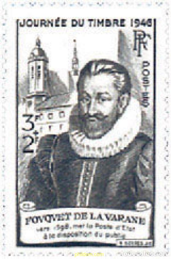 Sellos: 120990 MNH FRANCIA 1946 DIA DEL SELLO