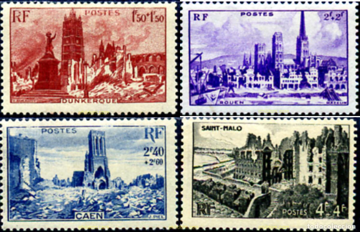Sellos: 120946 MNH FRANCIA 1945 RECONSTRUCCION