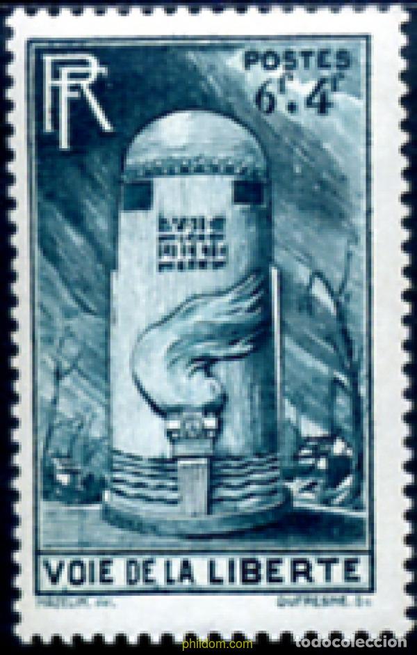 Sellos: 121060 MNH FRANCIA 1947 CAMINO DE LA LIBERTAD