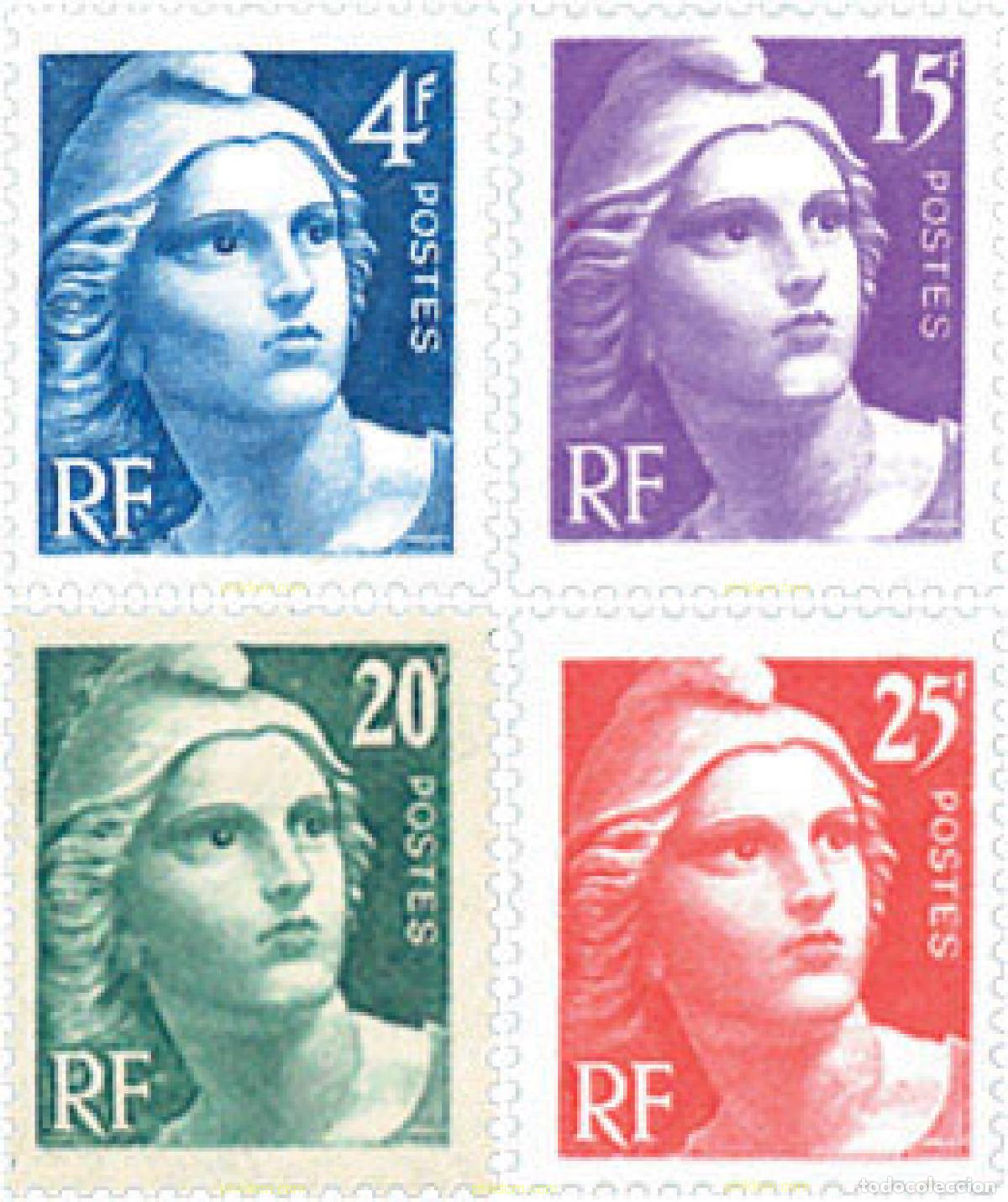 Sellos: 342483 MNH FRANCIA 1945 MARIANNE DE GANDON