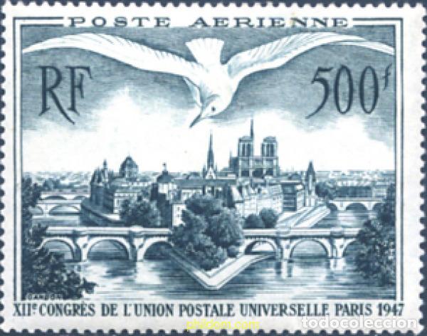 Sellos: 246993 MNH FRANCIA 1947 12 CONGRESO DE LA UPU